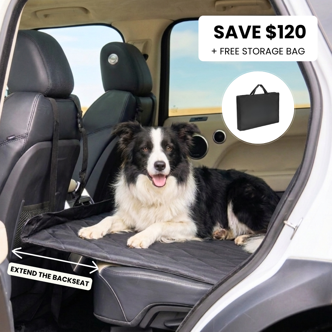 Car Seat Cover & Backseat Extender (Light Cover | Platform Style)
