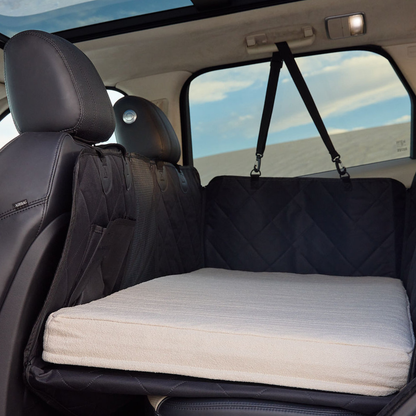 Orthopedic Dog Car Bed (Light Grey) - DOG GO